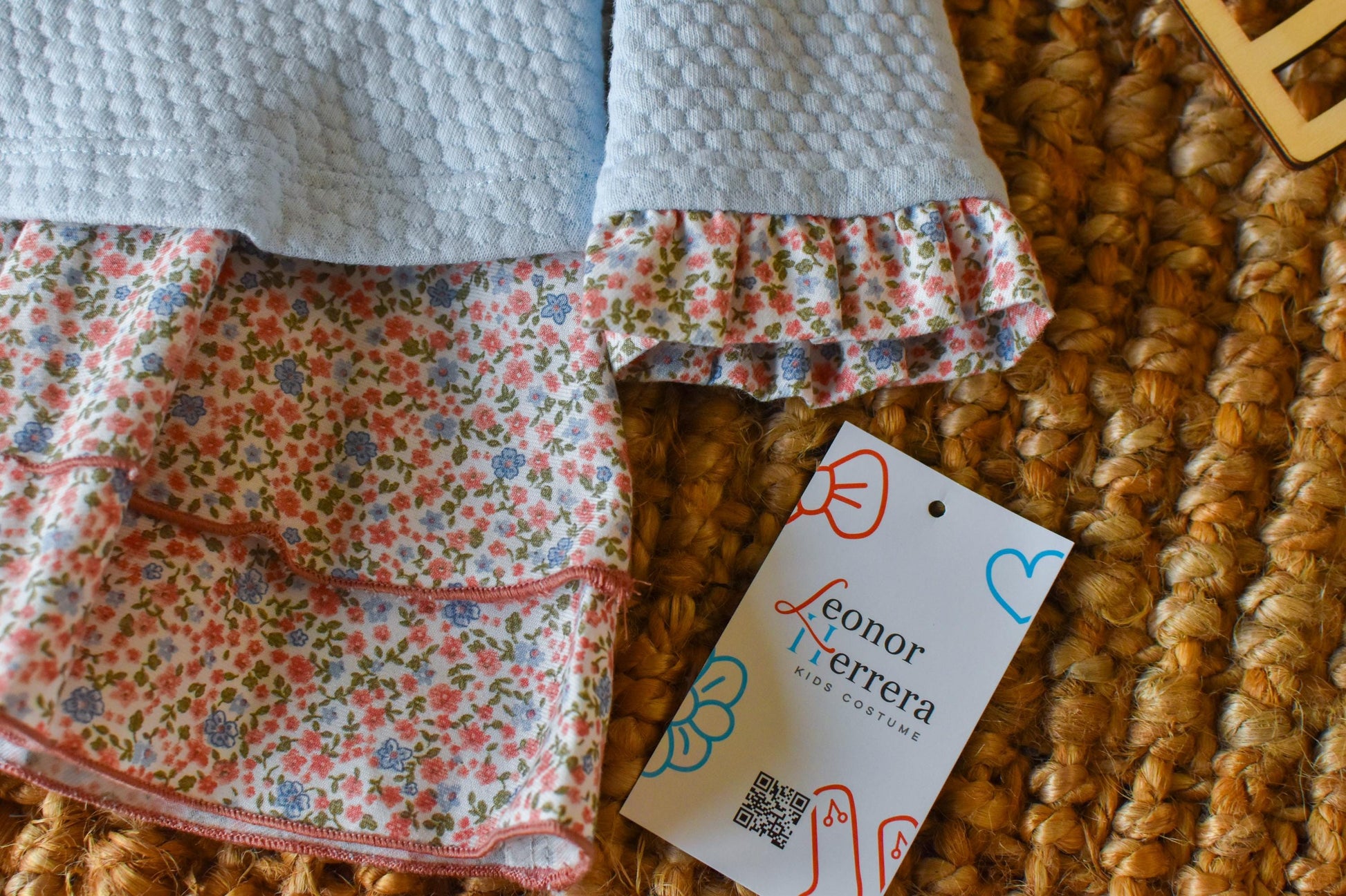 Spanish Dress for Girl in Blue