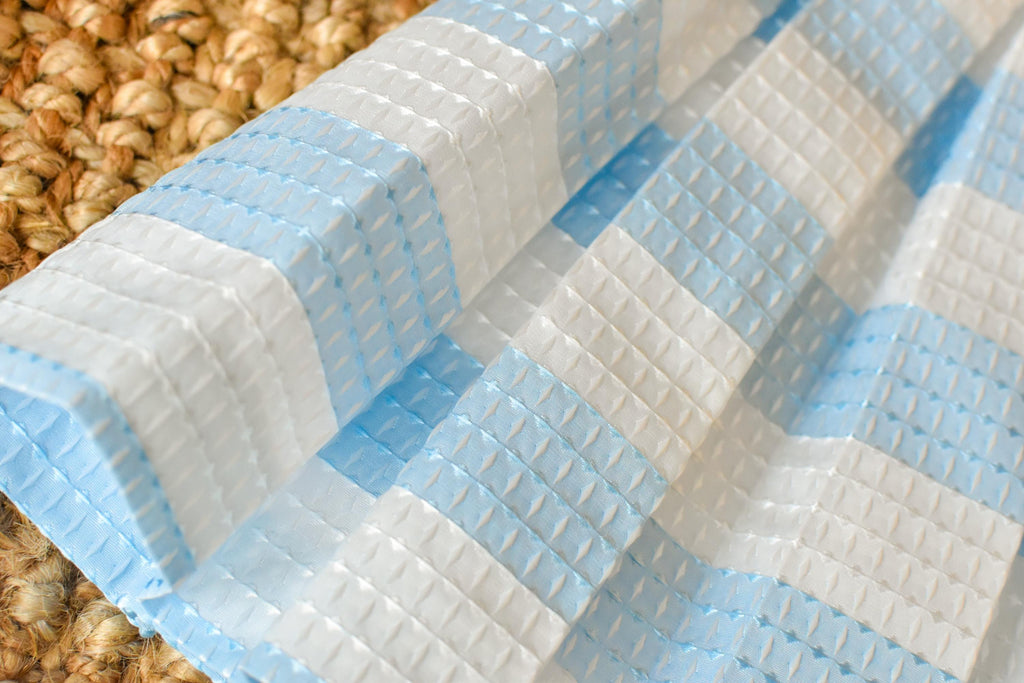 Ceremonial Dress Lines in Blue