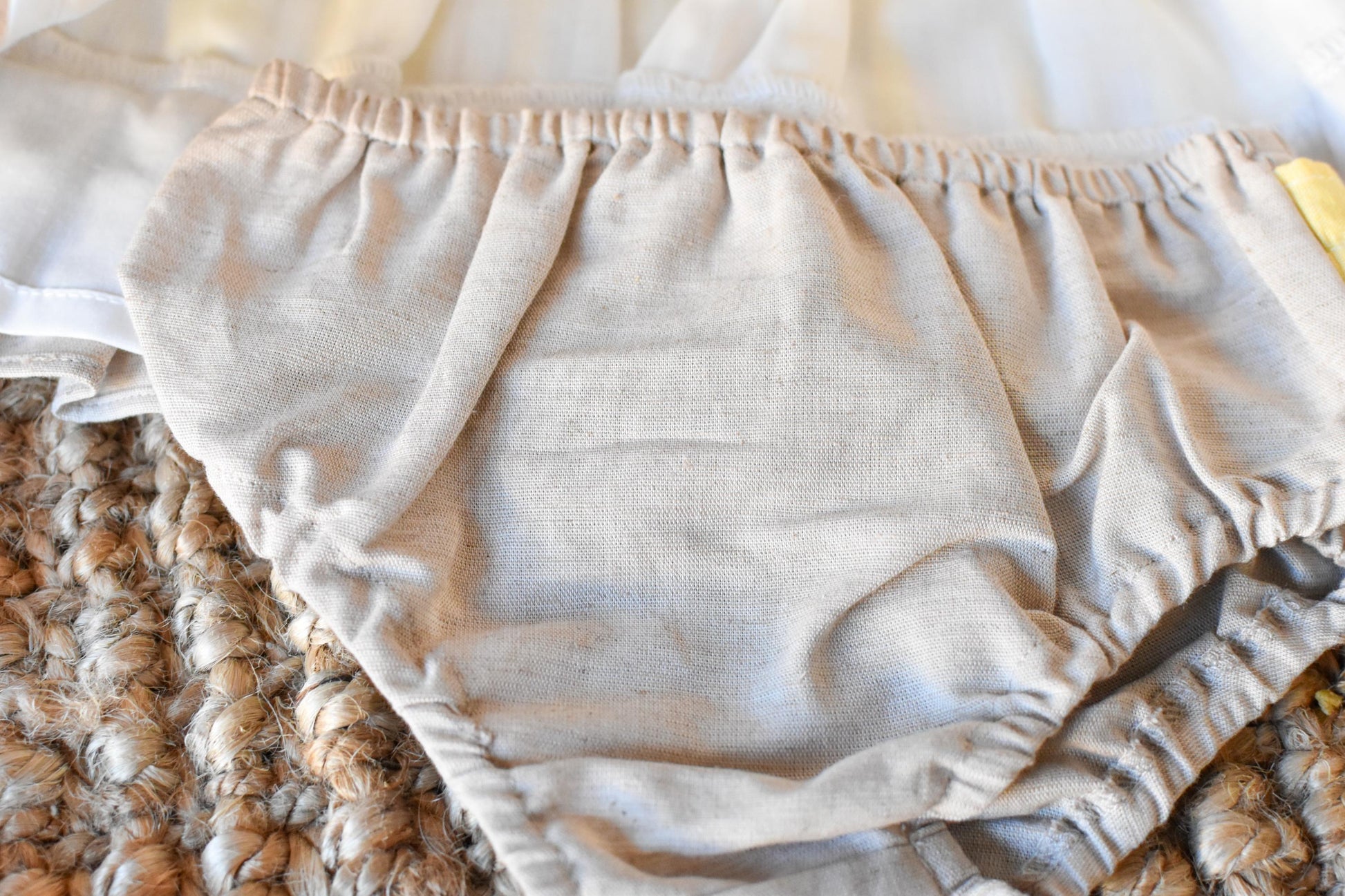 Girl Dress with lines and fabric Swiss