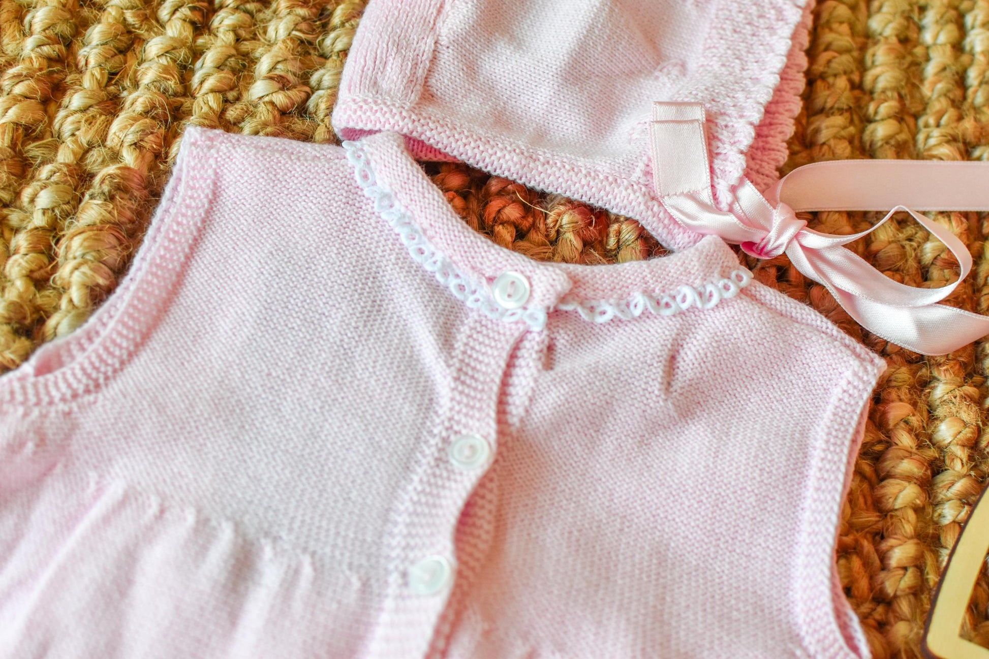 Knitted Dress in Pink