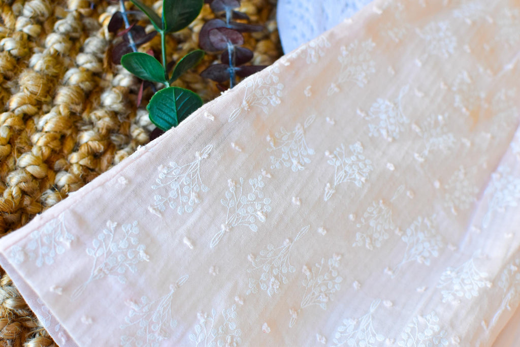 Dress with Bonnet in Salmon