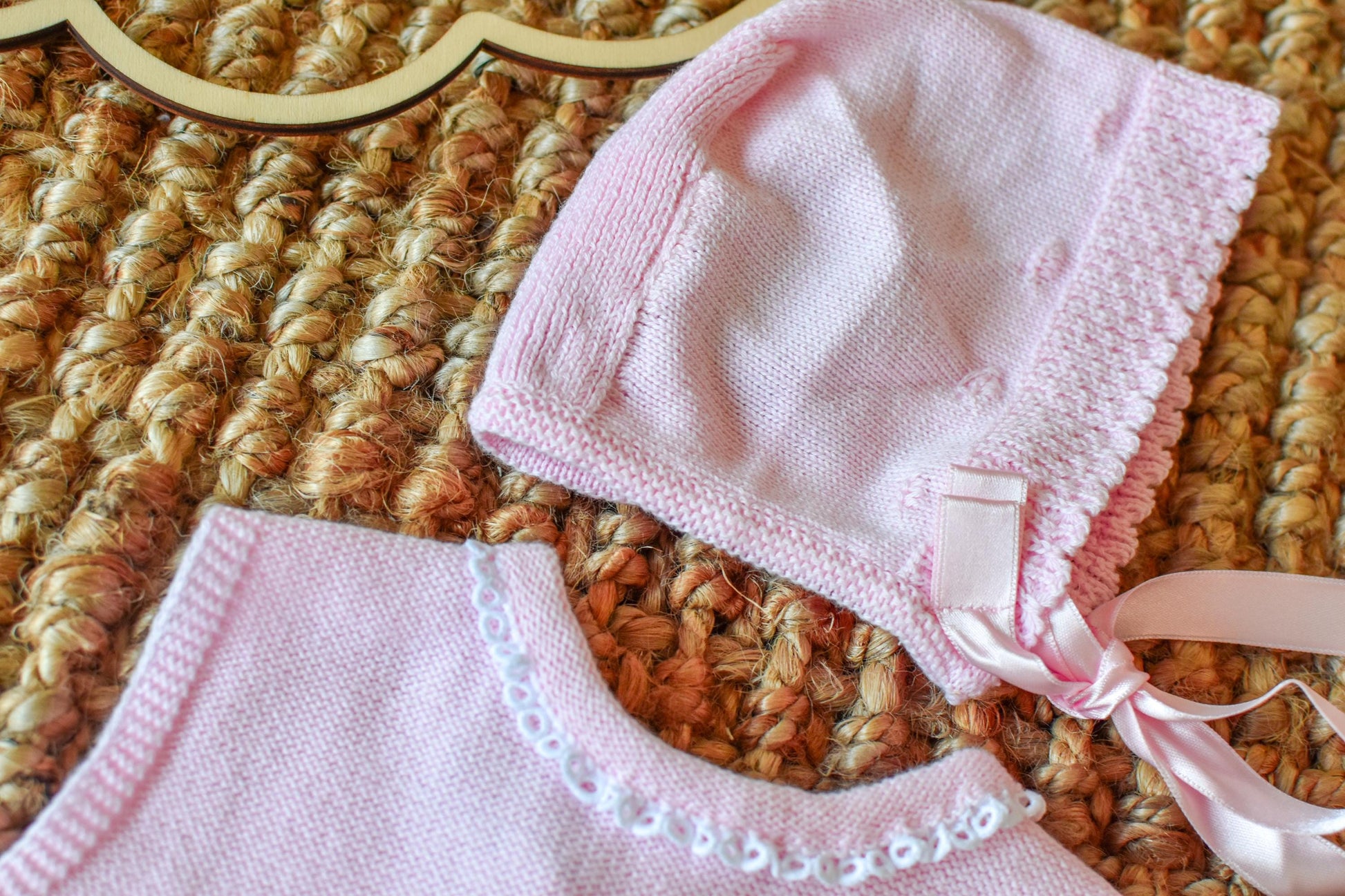 Knitted Dress in Pink