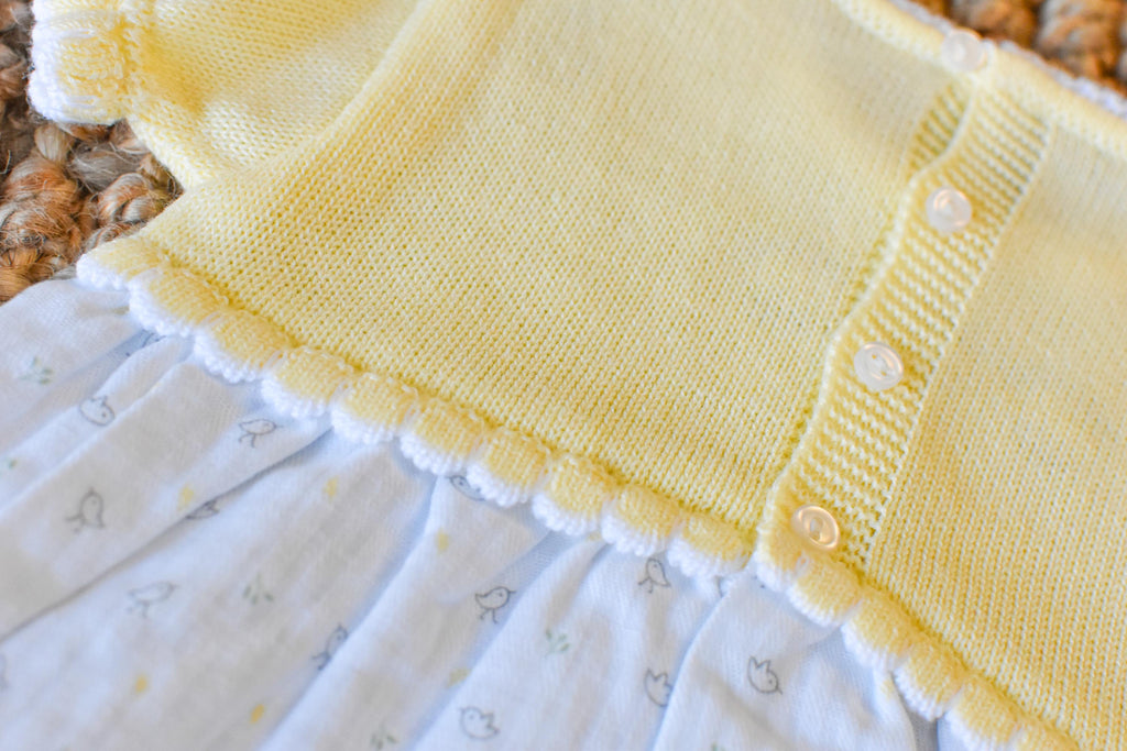 Peto Girl Ducks in Yellow