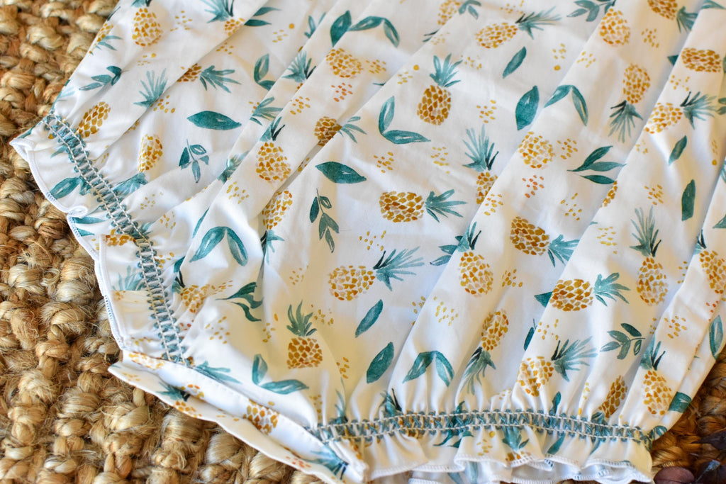 Girl Pinneaple Summer Set