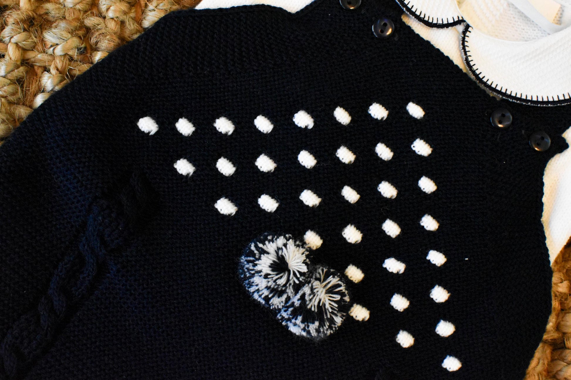 Romper Knit In Dark Blue