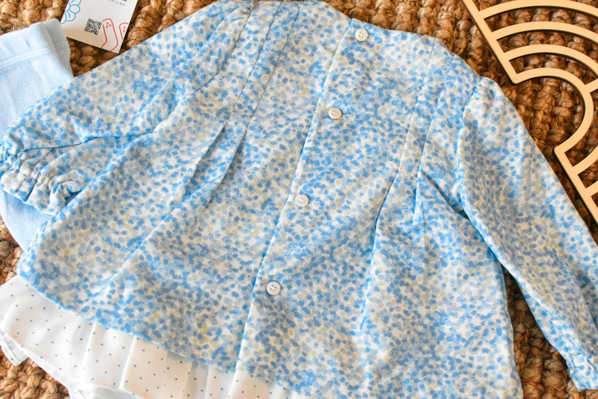 Dress outfit baby girl in Baby blue