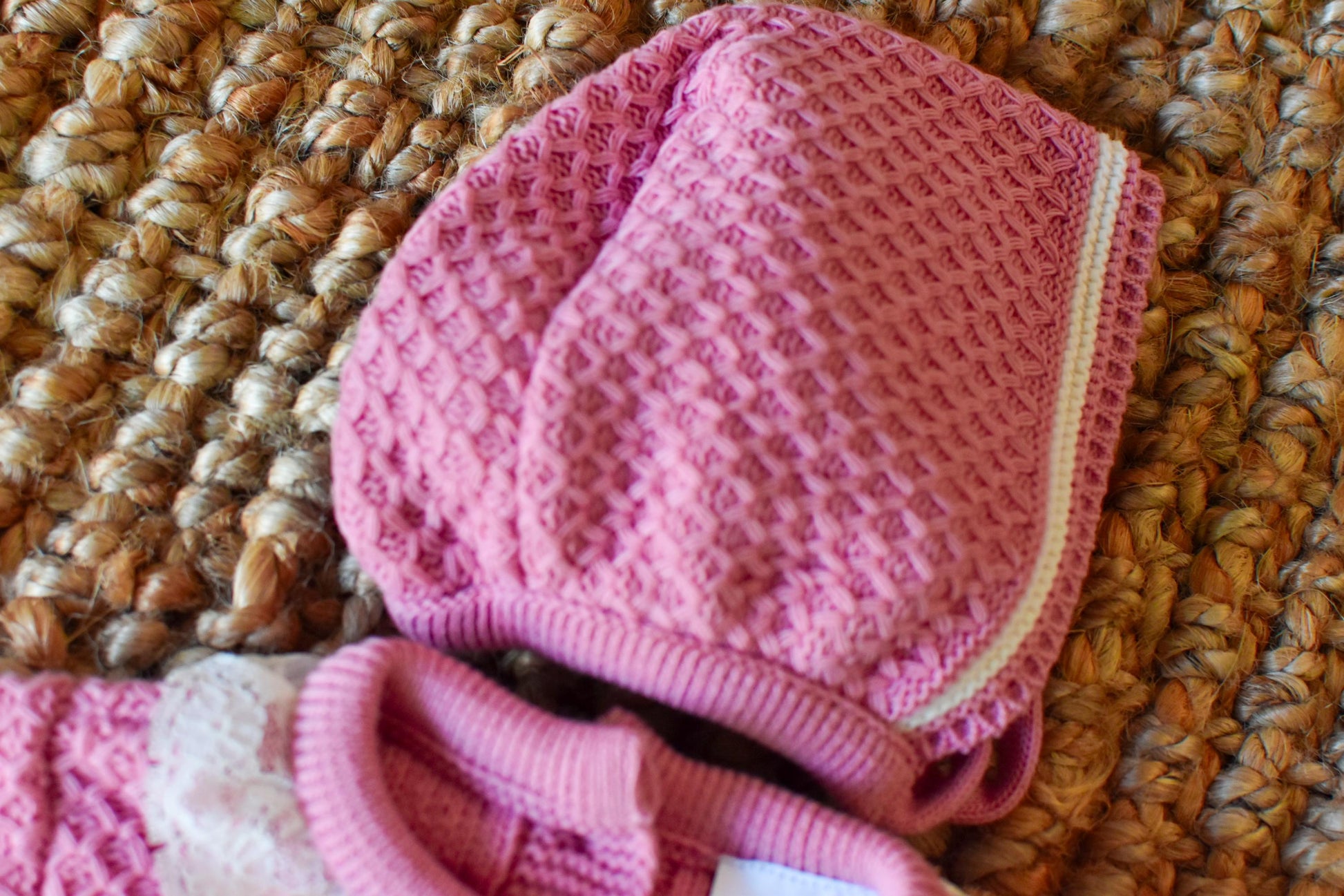 Relief Knit in Old Pink