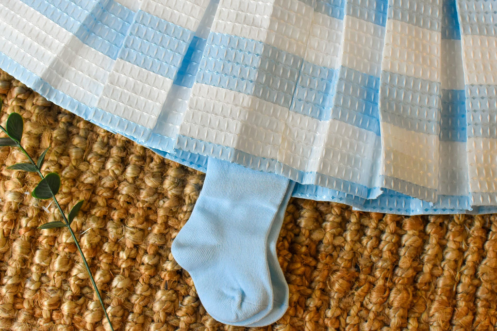 Ceremonial Dress Lines in Blue