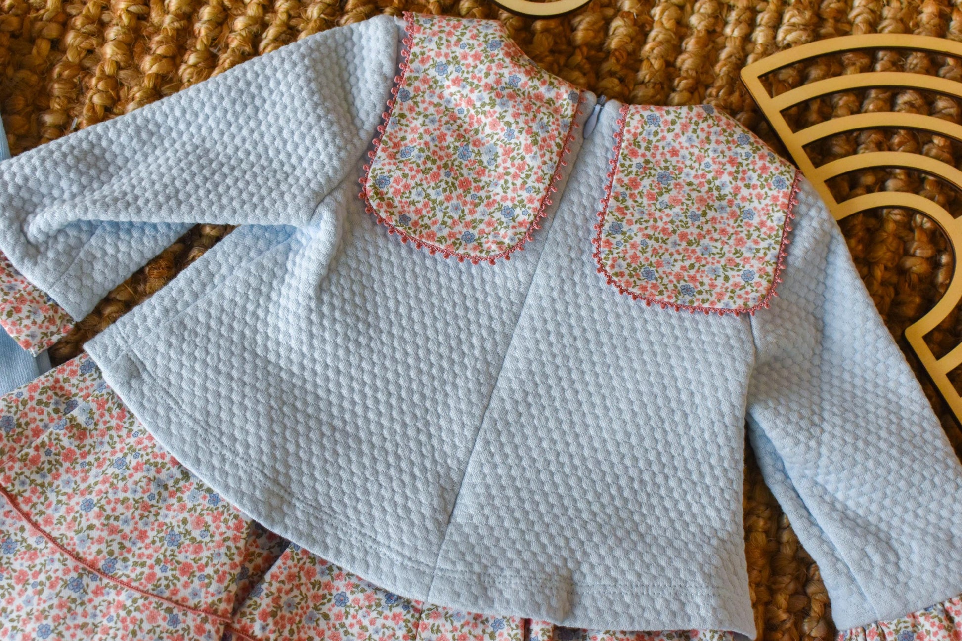 Spanish Dress for Girl in Blue