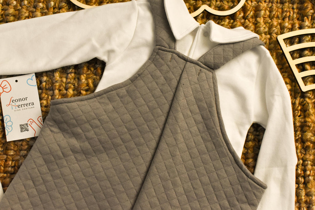 Boy Set Long Sleeve in Brown