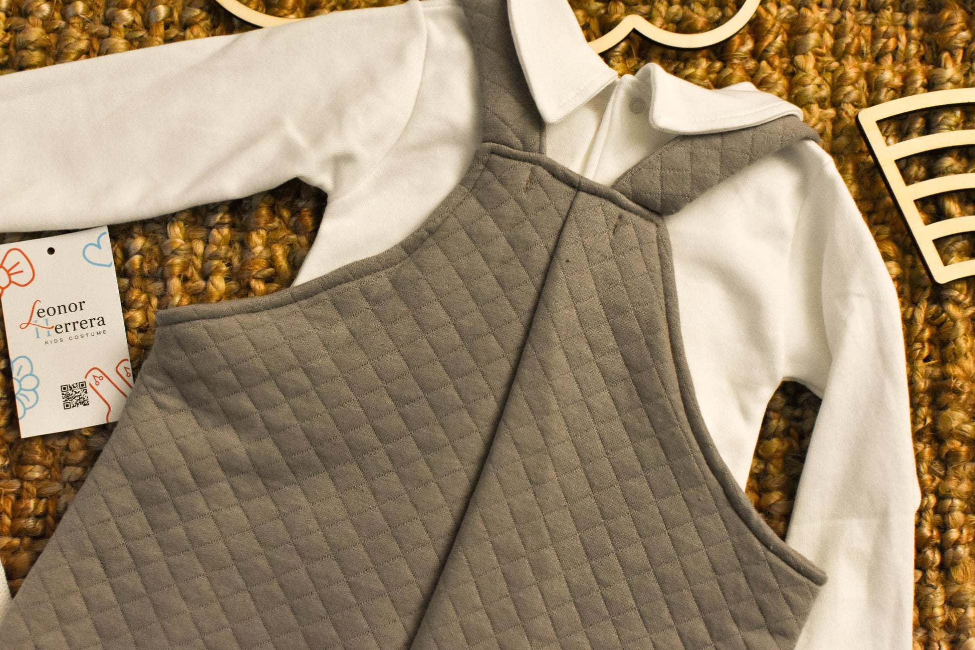 Boy Set Long Sleeve in Brown