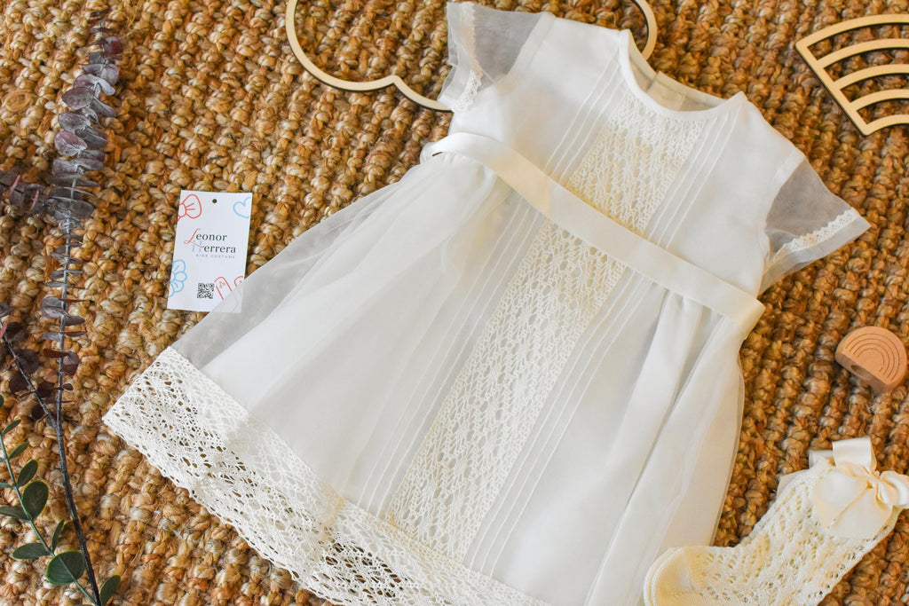 Ceremonial Set for baptism in Beige