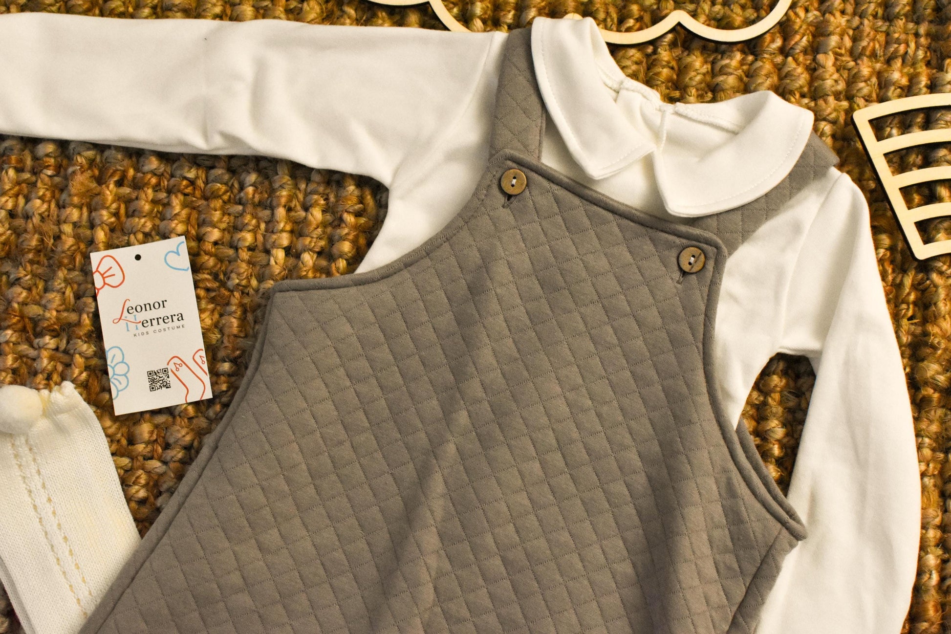 Boy Set Long Sleeve in Brown