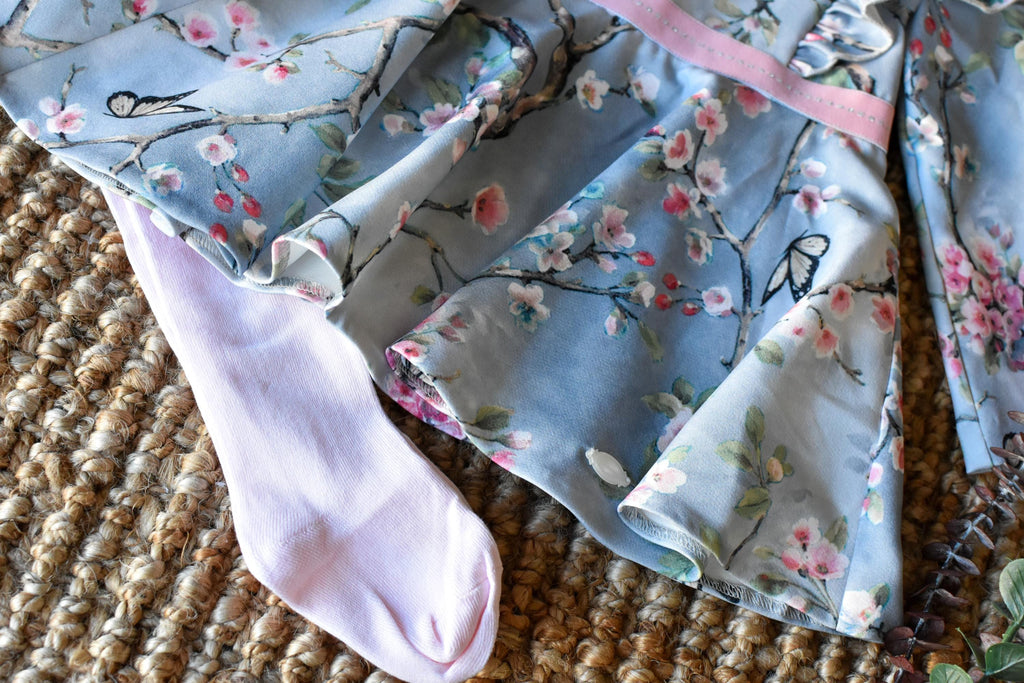 Dress Flowers in Grey