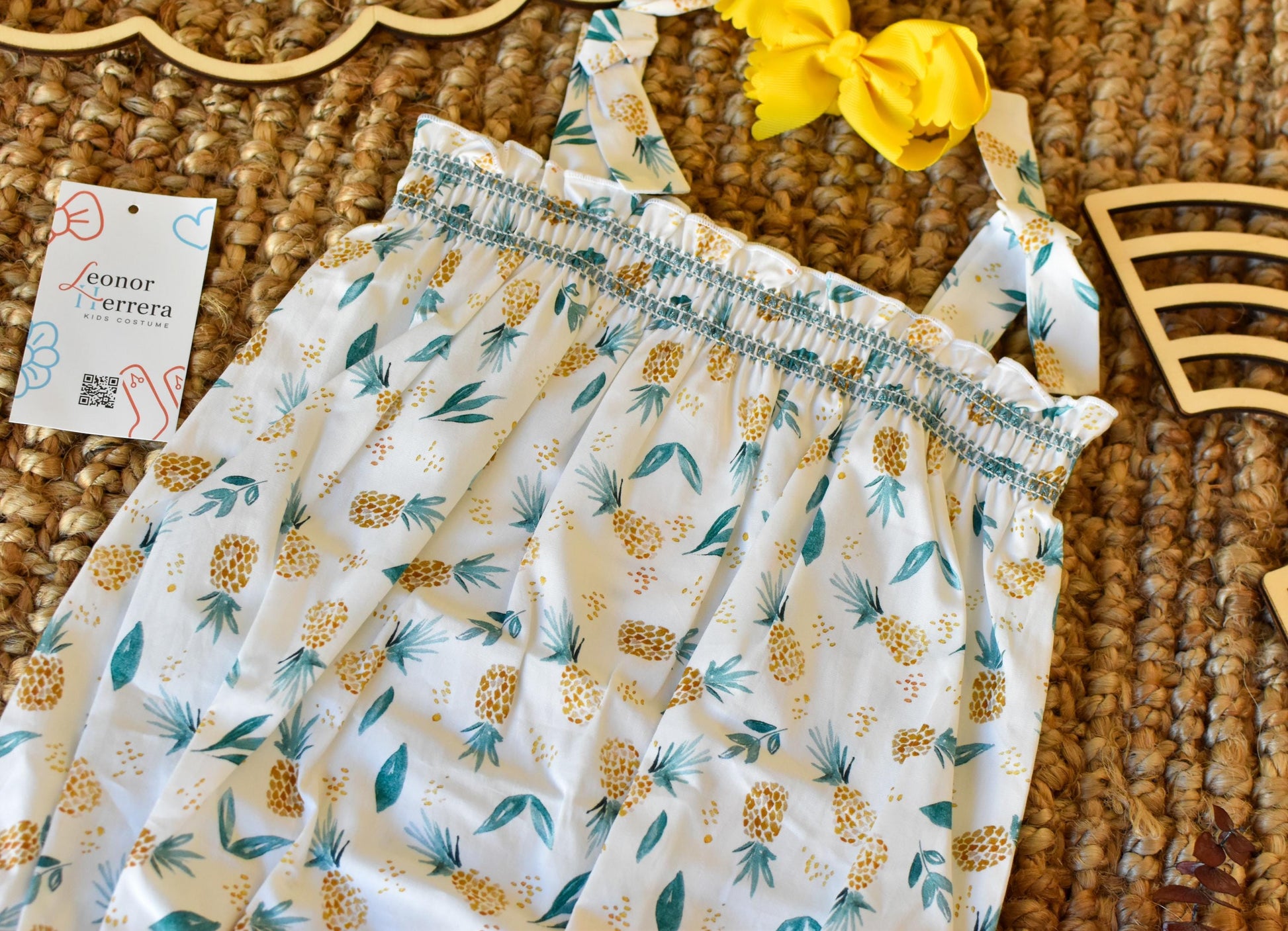 Girl Pinneaple Summer Set