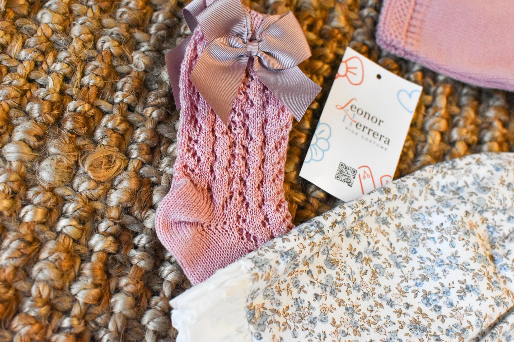 Knitted Flowers Dress