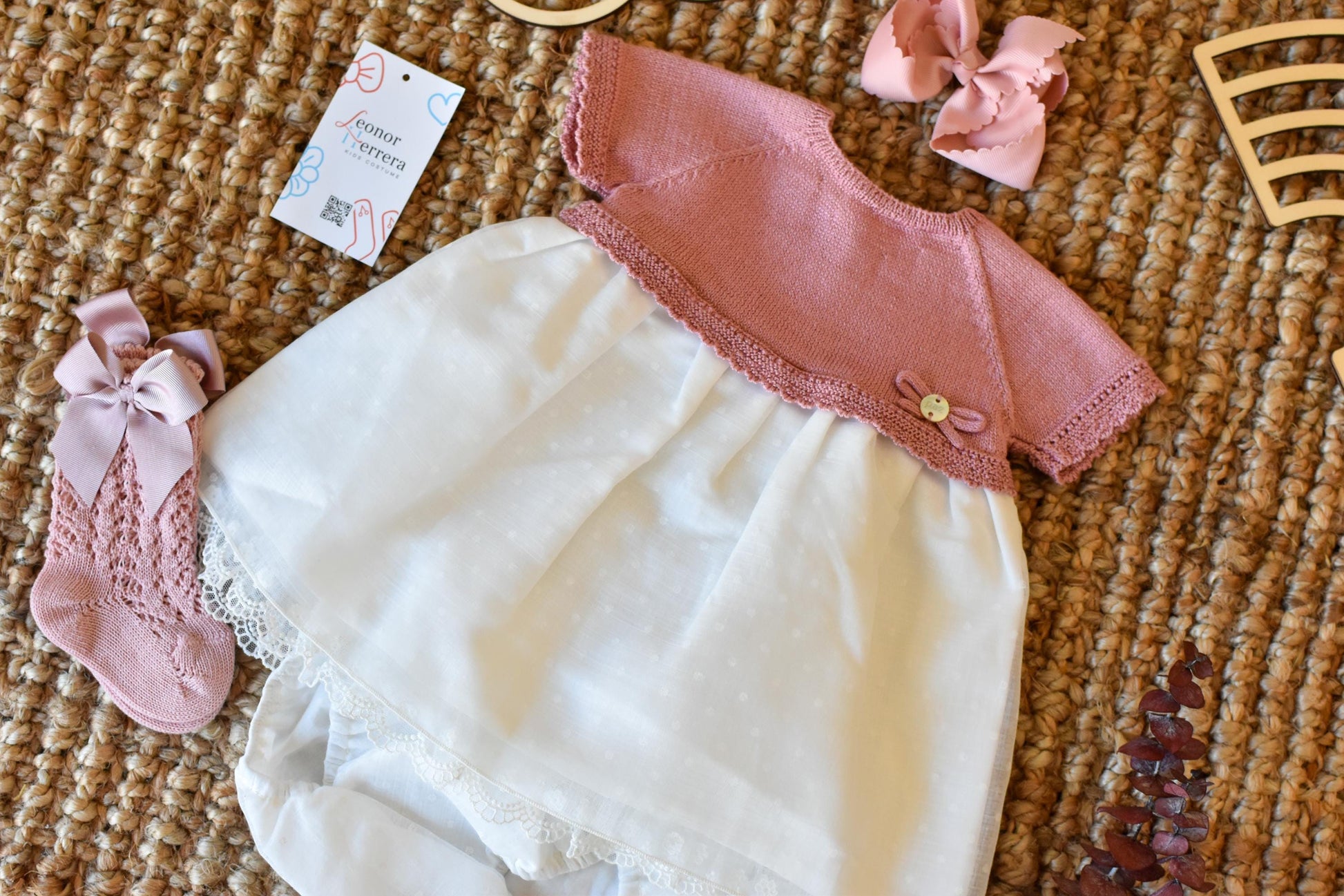 Dress Knit in Old Pink