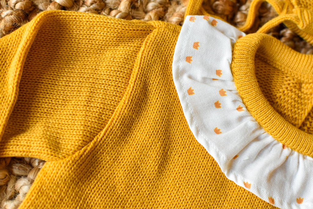 Knit Set Girl in Mustard