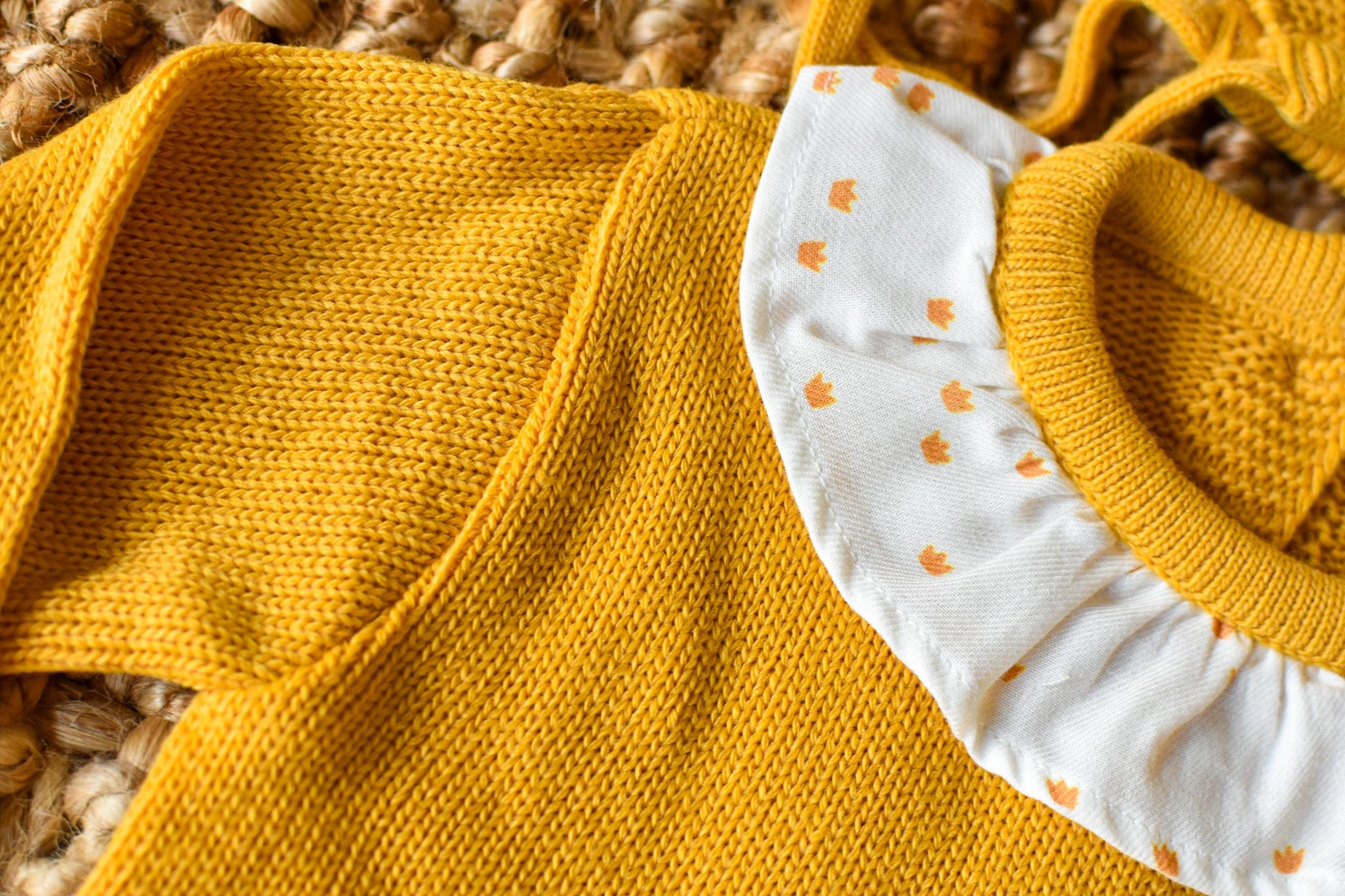 Knit Set Girl in Mustard