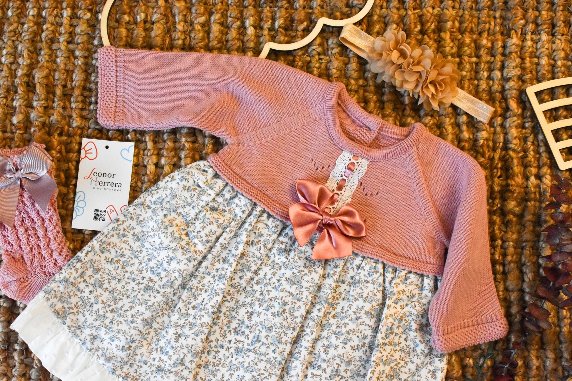 Knitted Flowers Dress