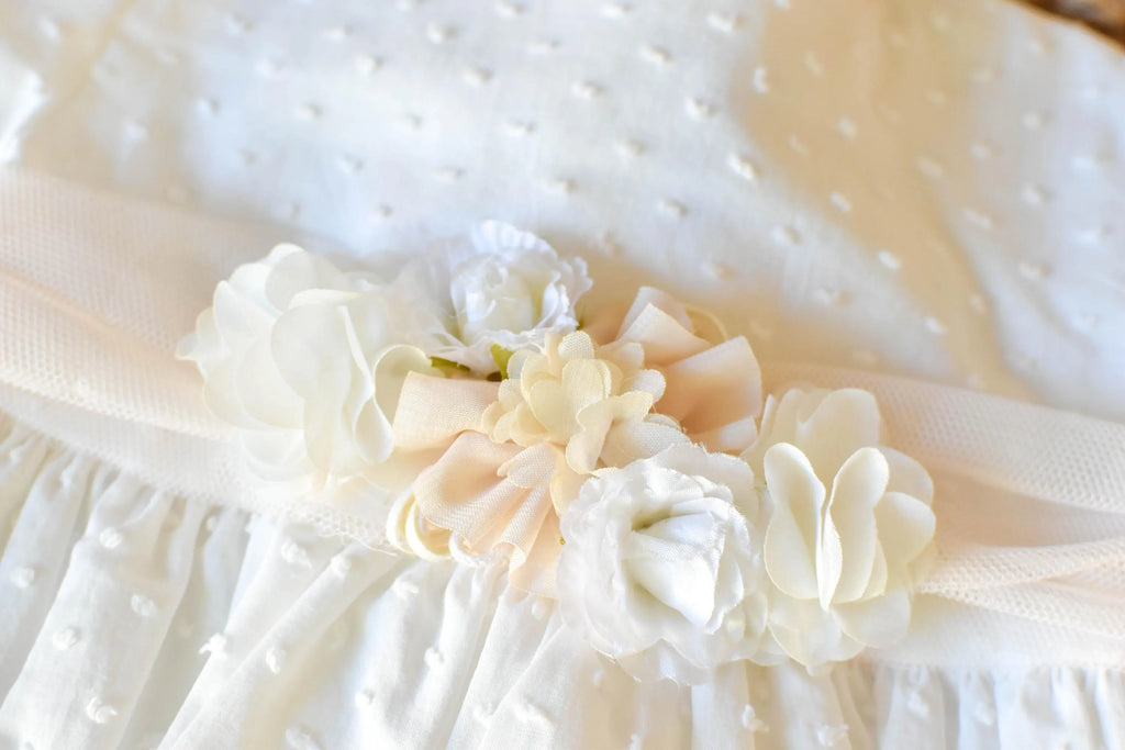 Dress Ceremonial Swiss Fabric Beige