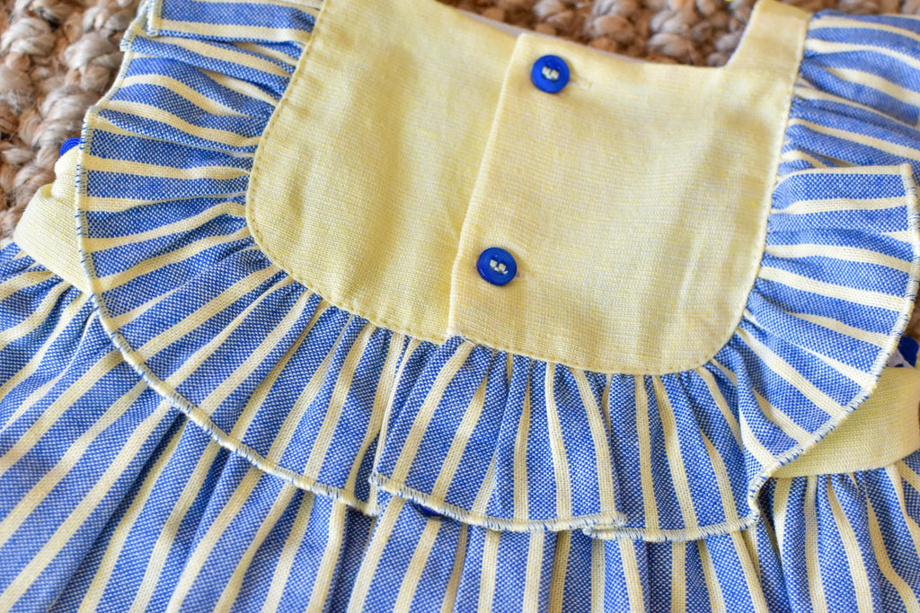 Dress Lines Blue - Yellow