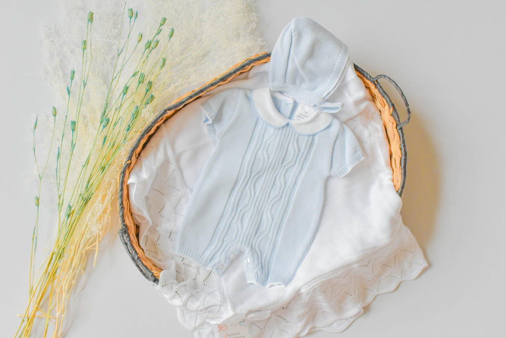 Peto Doble Cable in Sky Blue