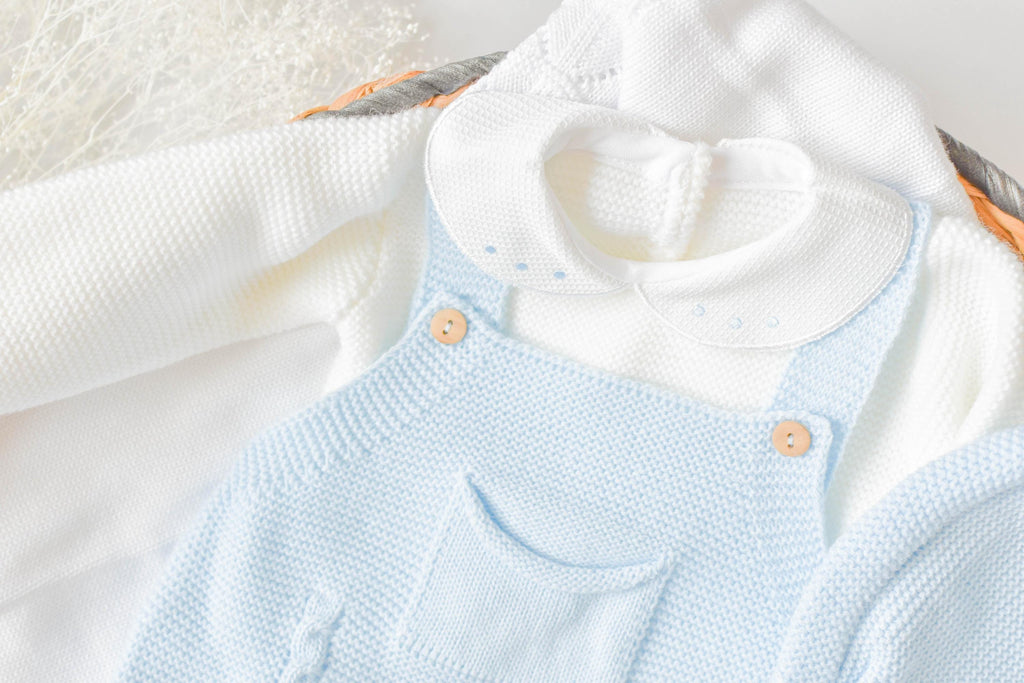 Knit Pocket in Sky Blue