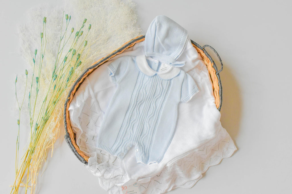 Peto Doble Cable in Sky Blue