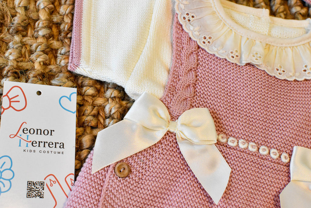 Peto Cable Knit in Old Rose