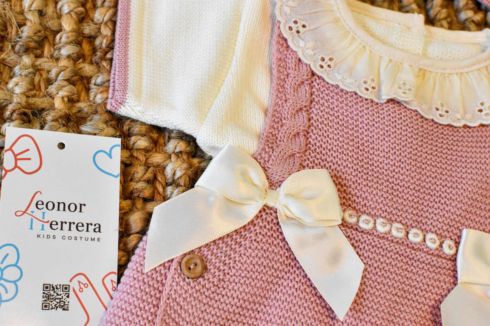 Peto Cable Knit in Old Rose