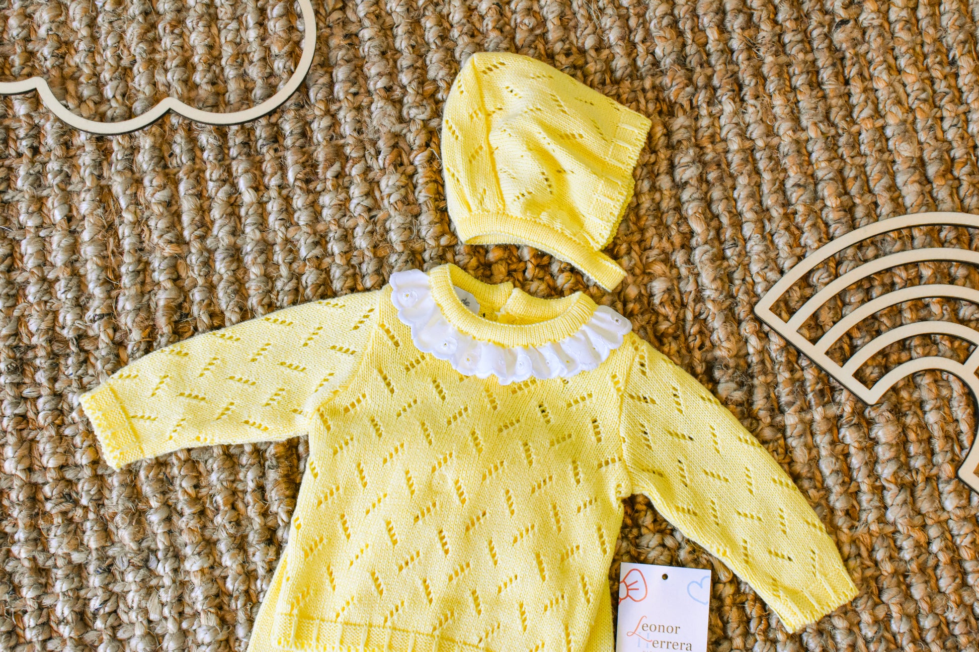 Knit Point Lines in Yellow