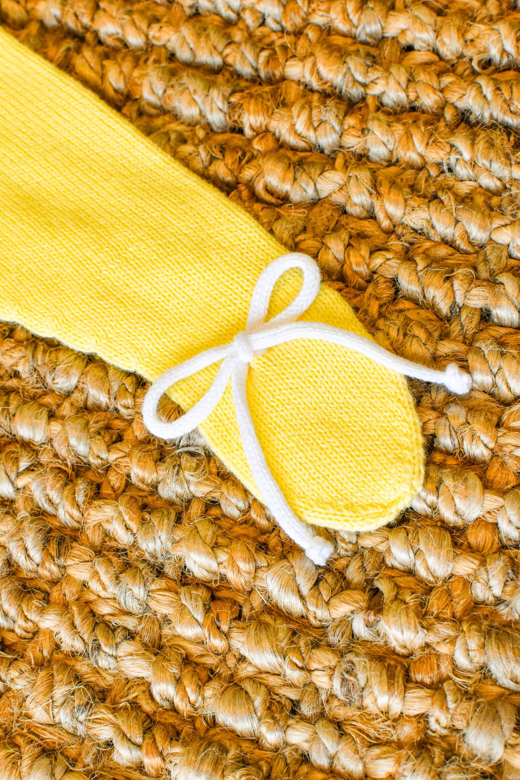 Knit Point Lines in Yellow